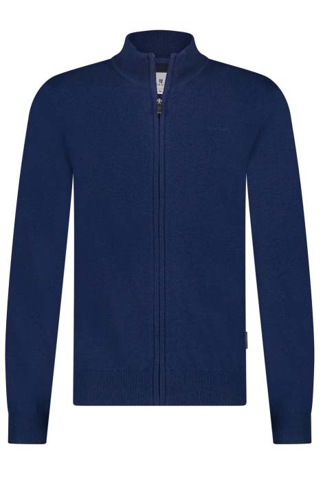 State of Art cardigan plain knit